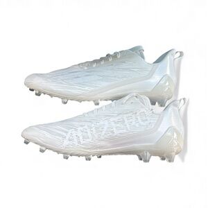 Adidas Football Cleats Shoes Adizero Cleats Triple White GX5413 Mens Size 18